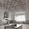 Ekena Millwork 29 78W x 29 78H x 38T Small Fowler Decorative Fretwork Wood Ceiling Panels, Walnut CELW30X30X0375FLRWA - alternate 8